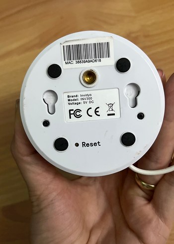 İnvidyo 
Beyaz Dome Güvenlik Kamerası - Görsel 3