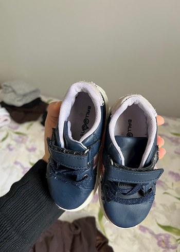 Kız Çocuk Lacivert Cırt Cırtlı Spor Ayakkabı - Görsel 5