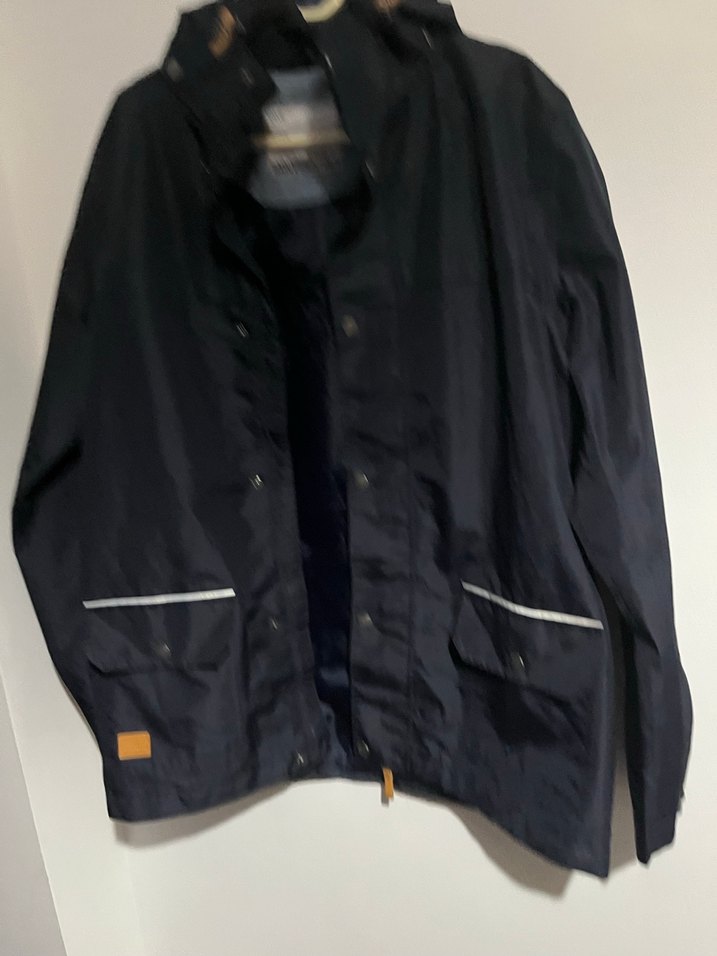 Erkek Siyah Midi Boy Fermuarlı Yağmurluk - Görsel 2