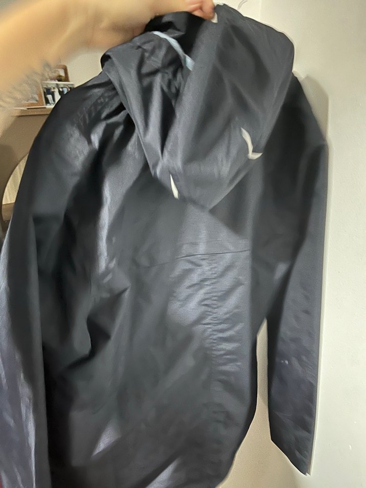 Erkek Siyah Midi Boy Fermuarlı Yağmurluk - Görsel 3