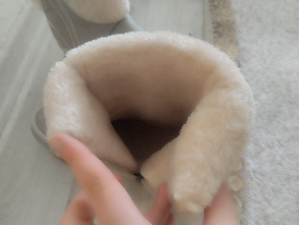 Bej Kürklü Dolgu Topuk Kadın Bot - Görsel 4