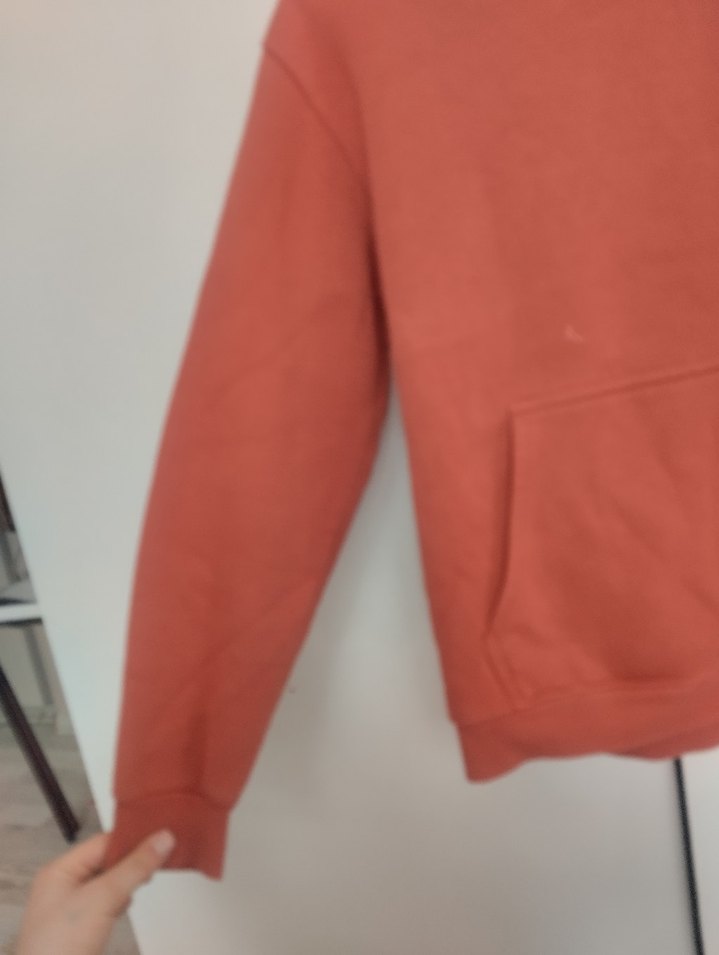 Kadın Kırmızı Fermuarlı Sweatshirt - Görsel 2