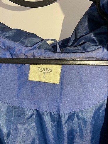 Colin's Colins Mavi kapşonlu Şişme mont