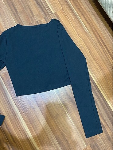 xs Beden Uzun kollu crop