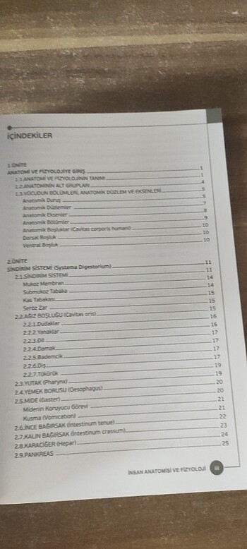 Beden İnsan Anatomisi ve Fizyolojisi