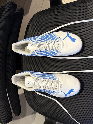 44 Beden beyaz Renk Puma Beyaz Mavi Halısaha 44,5 Numara