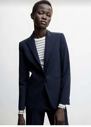 Mango dar kesim blazer ceket