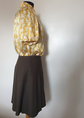 İpekyol Vintage Pileli Etek Sıfır ürün - Görsel 5