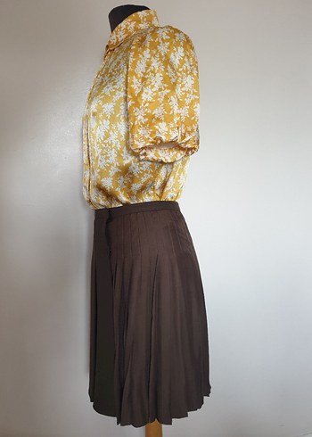 İpekyol Vintage Pileli Etek Sıfır ürün - Görsel 2