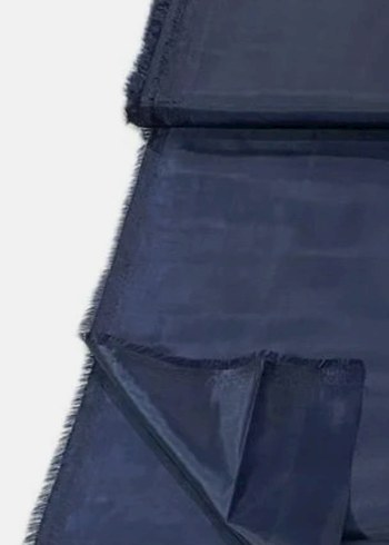 Polyester astar kumaş çift en. Renk koyu lacivert - Görsel 2