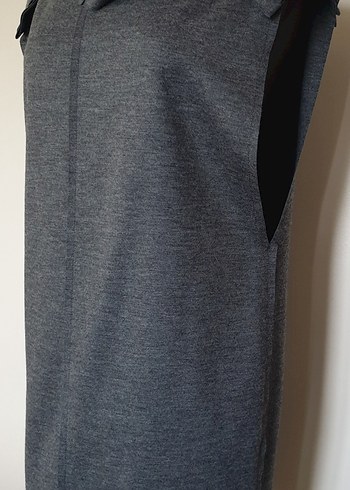 İtalyan Özel Tasarım Lycralı Elbise %80 Lana - Görsel 10