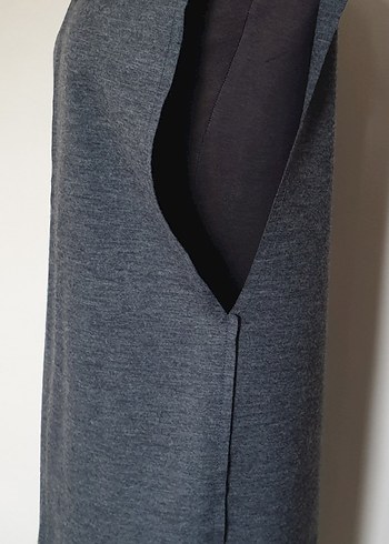 İtalyan Özel Tasarım Lycralı Elbise %80 Lana - Görsel 9