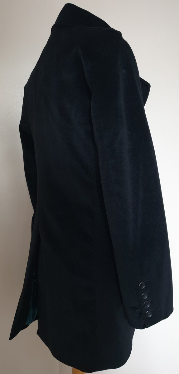 MCR Siyah Kadife Erkek Ceket - Görsel 3