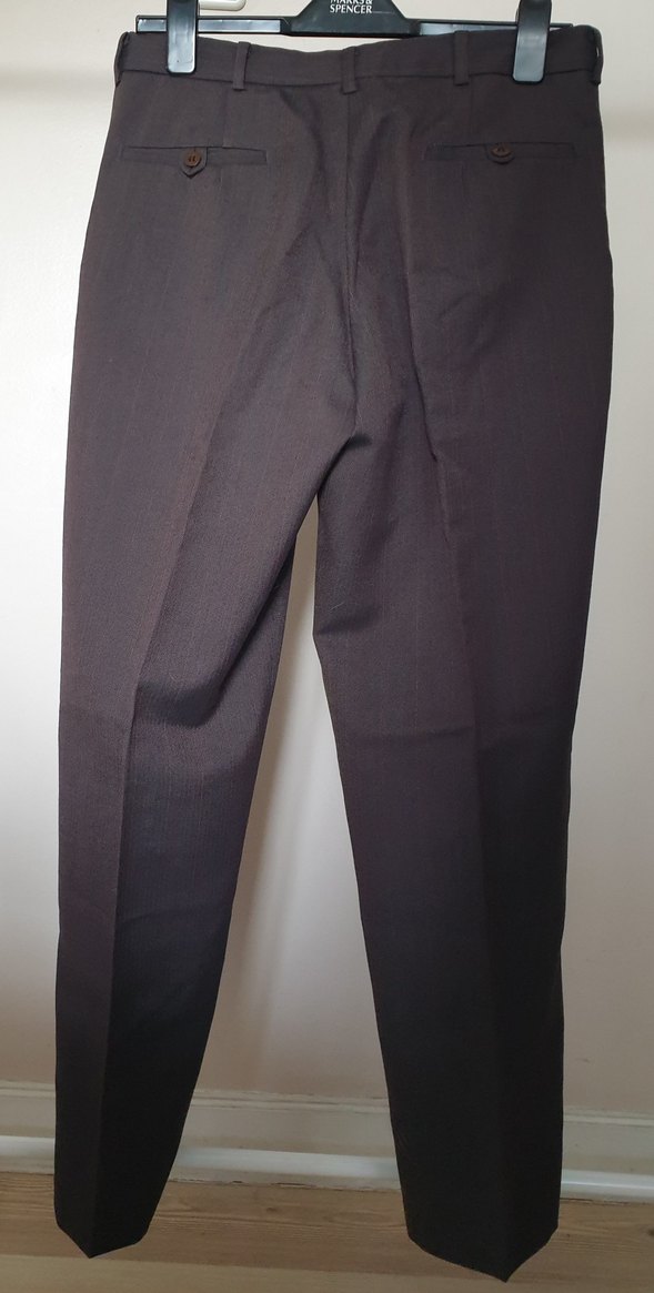 %45 Yunlü Balıksırtı Kumaştan SIFIR Erkek Pantolonu - Görsel 4