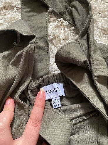 s Beden Twist bağlamalı tulum