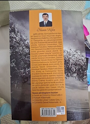 Beden Hasan keleş genel matematik ders kitabı