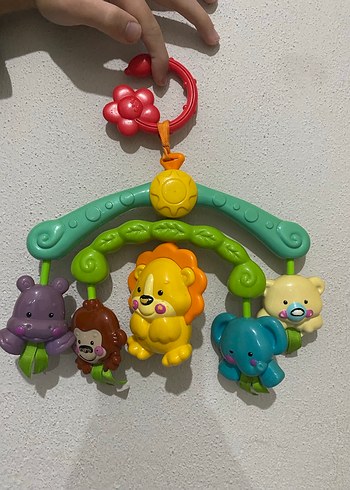 Fisher Price Renkli Hayvan Figürlü Bebek Oyuncağı