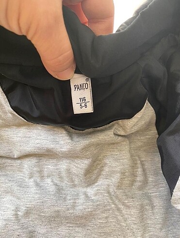 6 Yaş Beden siyah Renk @panço marka mont