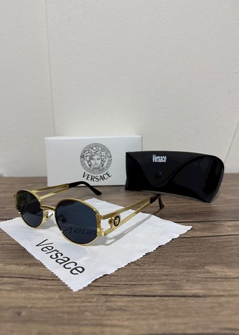 Versace Kadın Parlak Altın Gözlük