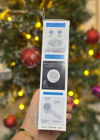 Tek Tuşla Temizlenen Evcil Hayvan Tarak & Masaj Fırçası - Görsel 6