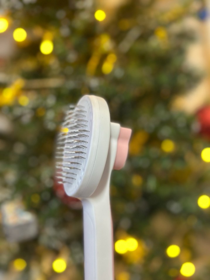 Tek Tuşla Temizlenen Evcil Hayvan Tarak & Masaj Fırçası - Görsel 2