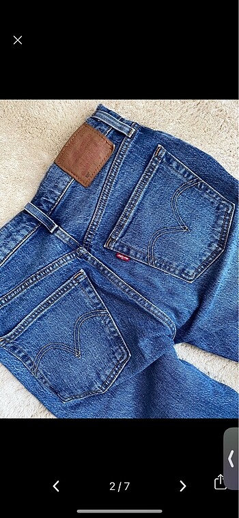 32 Beden lacivert Renk Orjinal Levi?s 501 jean