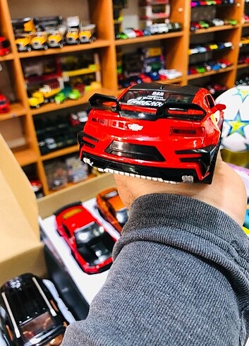Camaro mustang 1 24 ölçek model araba