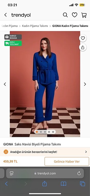 Pjama takımı