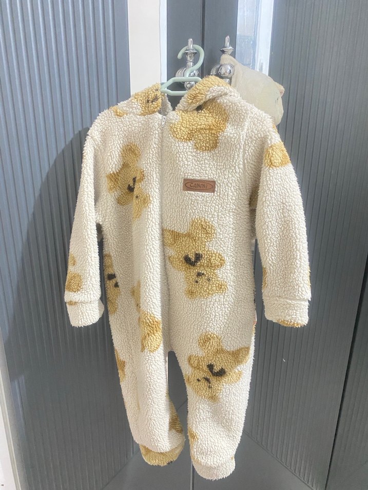 Kahverengi Desenli Bebek Erkek Tulumu - Görsel 2