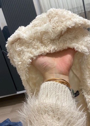 Beyaz Kürklü Bebek Tulumu - Görsel 5