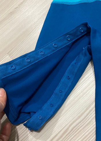 Erkek Çocuk Kısa Kollu Mavi Mayo - Görsel 2