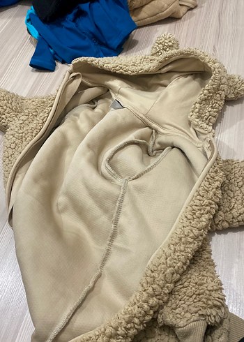 Kürklü Kapüşonlu Bebek Kayak Tulumu - Görsel 5