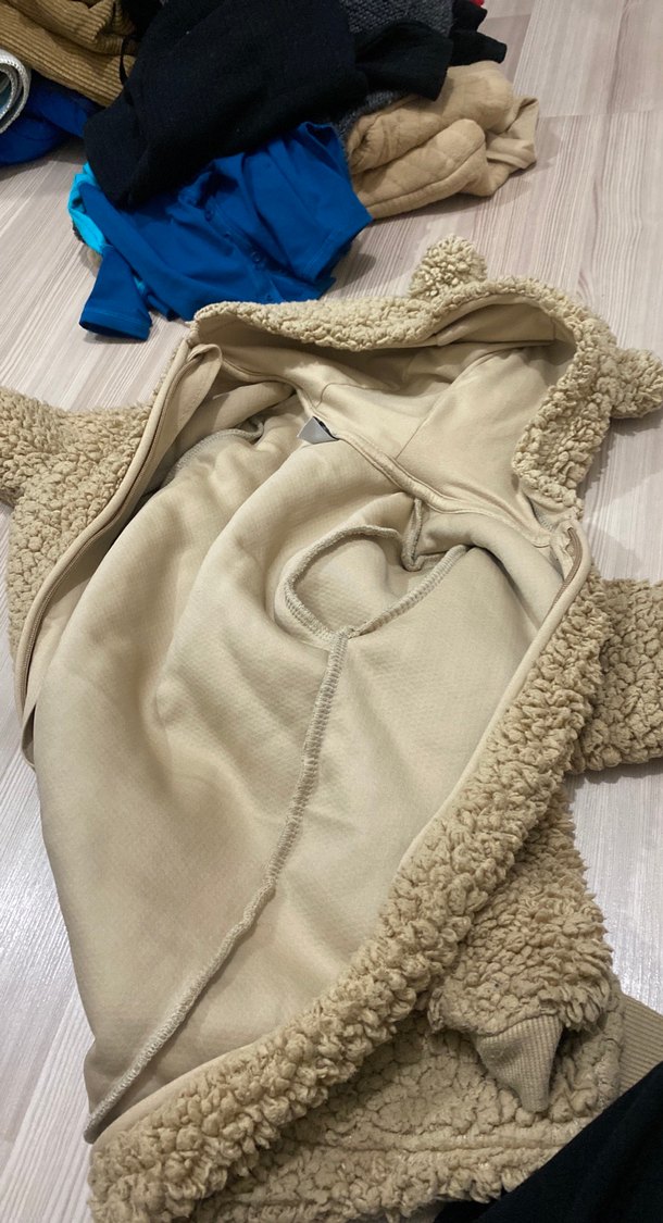 Kürklü Kapüşonlu Bebek Kayak Tulumu - Görsel 5