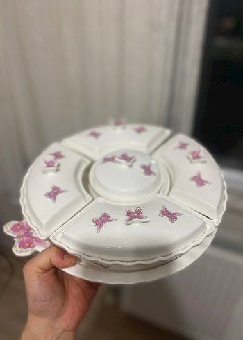 Beyaz kahvaltılık Tabak Seti - Görsel 3