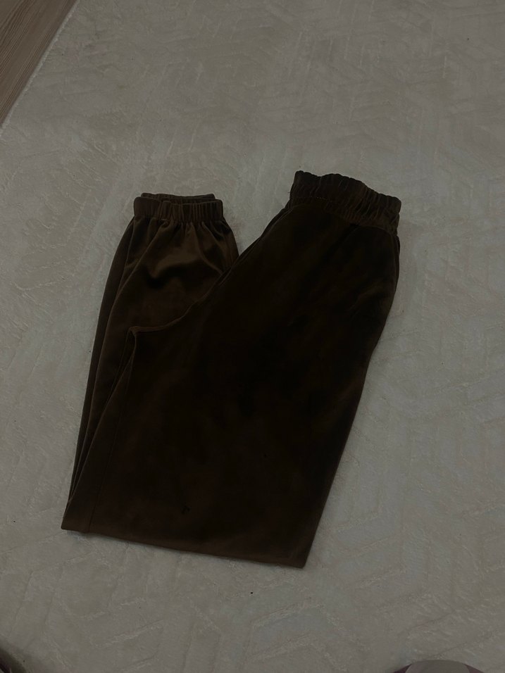 Kadın Kahverengi Midi Sweatpant sıcak - Görsel 3