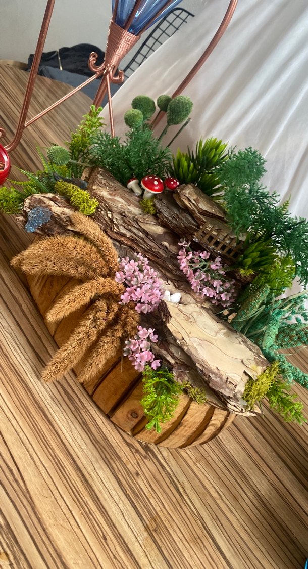 Pembe ve Pastel Tonlarda Dekoratif Ahşap Düzenleme - Görsel 3