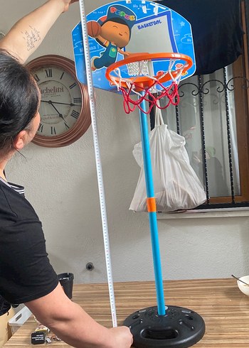 Renkli Mavi Çocuk Basketbol Potası - Görsel 4