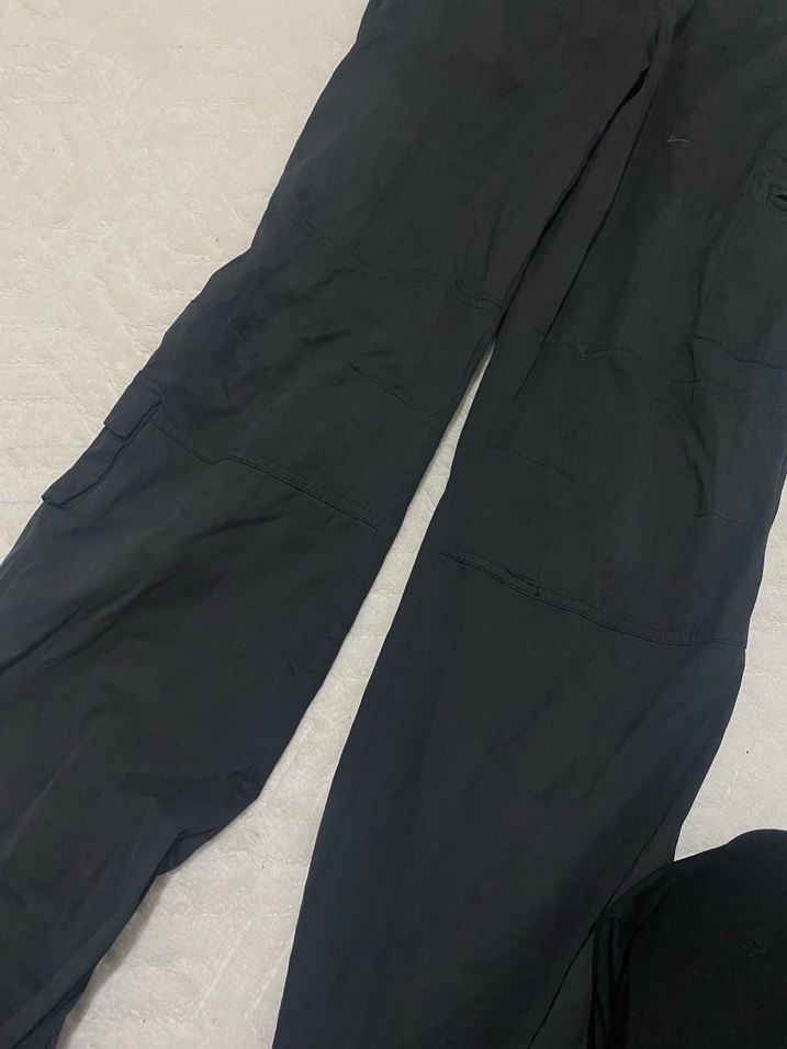 Kargo pantolon siyah - Görsel 5