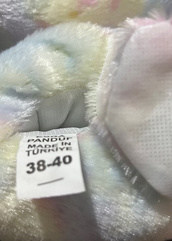 38 Beden Peluş Ev Terliği 38-40 DİĞER NUMARA İÇİN MESAJ ATINIZ