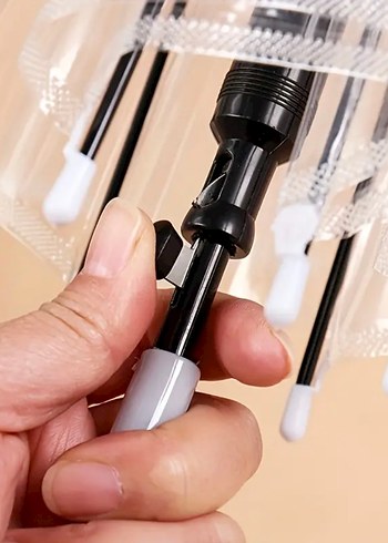 Şeffaf Kadın Şemsiye Saplı - Görsel 3