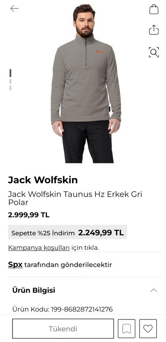 Jack Wolfskin Polar Sıfır - Görsel 4