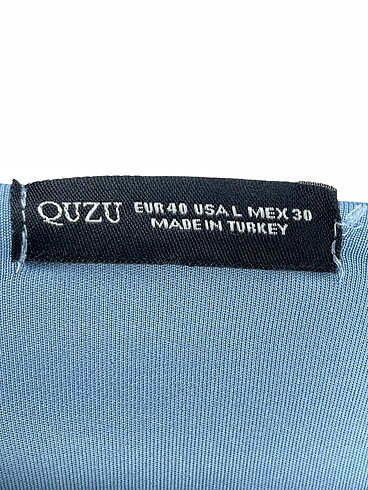 40 Beden mavi Renk Quzu Bluz %70 İndirimli.