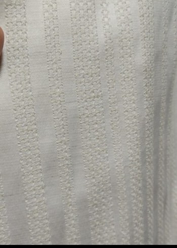 38 Beden beyaz Renk Bohem Uzun Beyaz Keten Elbise