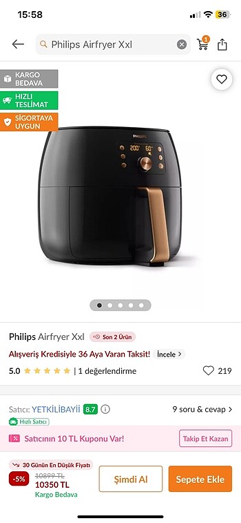 Philips airfryer xxl