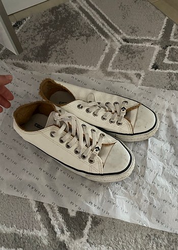 Converse Beyaz Platform Topuklu Kadın Spor Ayakkabı