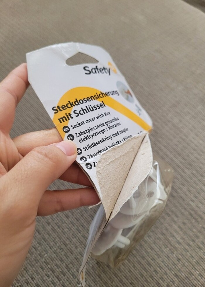Priz koruma kapağı ve kilidi 12li - Görsel 3