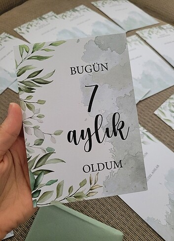 Yenidoğan ay kartları