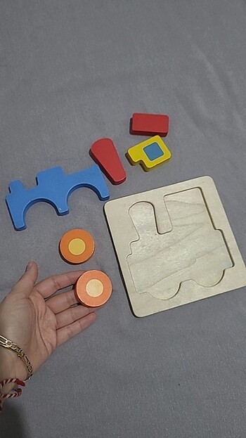  Beden Renk Ahşap puzzle