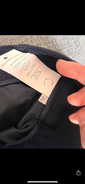26 Beden Zara mavi pantolon