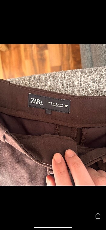 Zara Zara kahverengi pantolon